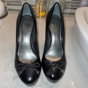 Coach Black Heels - size 7